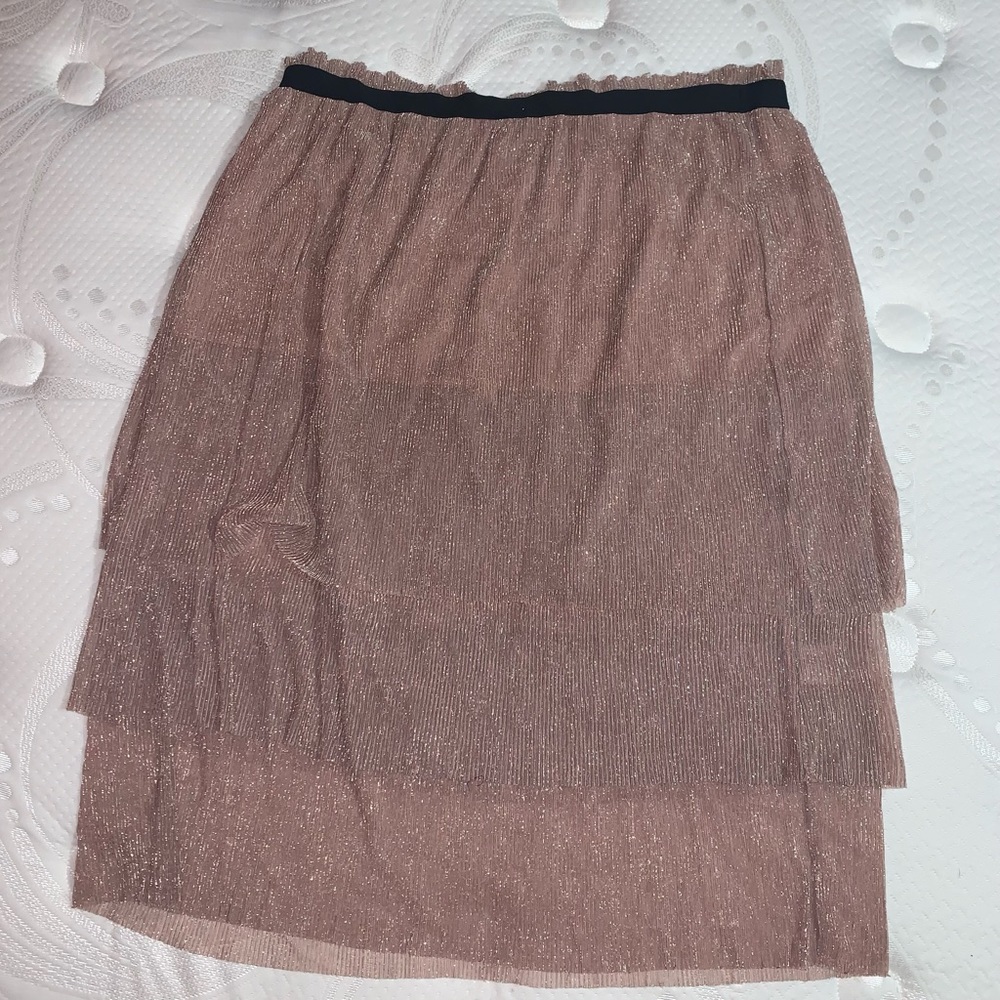 Sparkly tiered skirt 2X